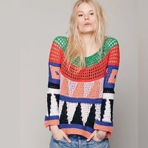 Free people crochet top